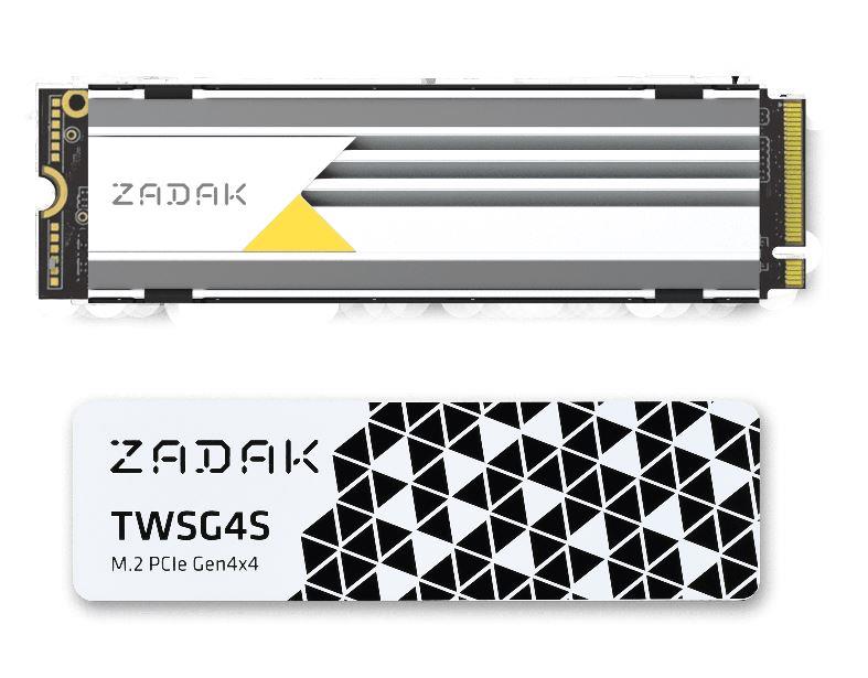 4712389919915  - Incom Group
 Dysk SSD Apacer ZADAK TWSG4S 1TB M.2 PCIe NVMe Gen4 x4 2280 (7400/6400 MB/s) 3D NAND