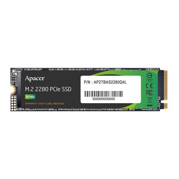 4712389920355  - Incom Group
 Dysk SSD Apacer AS2280Q4L 1TB M.2 PCIe Gen4x4 2280 (3600/3000 MB/s) 3D NAND