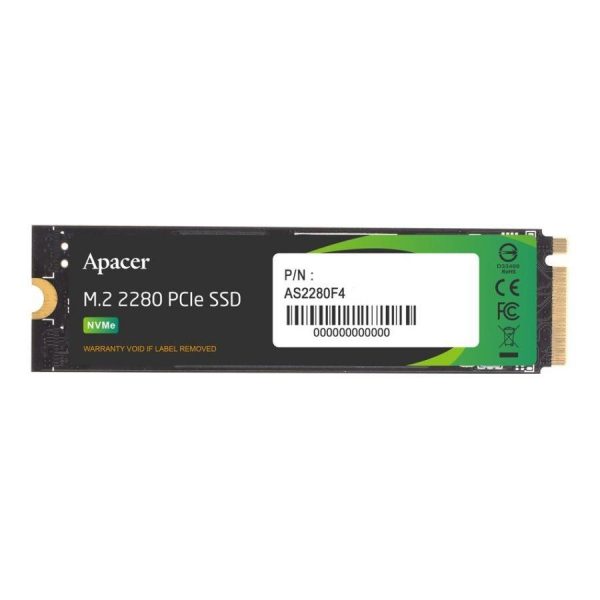 Dysk SSD Apacer AS2280F4 1TB M.2 PCIe NVMe Gen5 x4 2280 (12000/11800 MB/s) 3D NAND  - Incom Group
 4712389920454