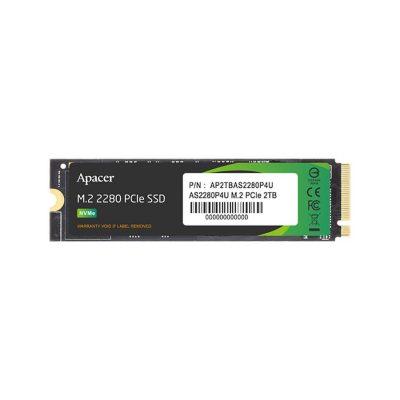  - Incom Group
 4712389919373 Dysk SSD Apacer AS2280P4U 2TB M.2 PCIe Gen3x4 2280 (3500/3000 MB/s) 3D NAND