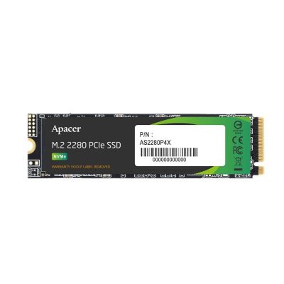 4712389919755  - Incom Group
 Dysk SSD Apacer AS2280P4X 256GB M.2 PCIe NVMe Gen3 x4 2280 (2100/1300 MB/s) 3D NAND