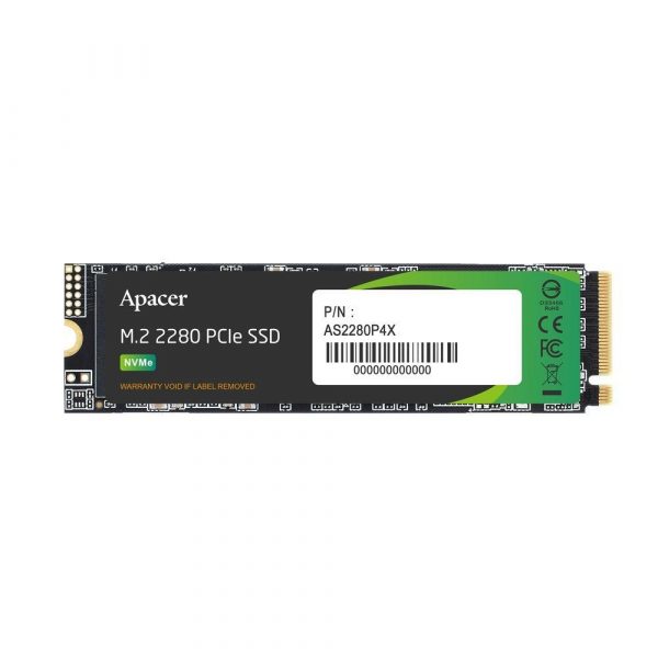 4712389919755 Dysk SSD Apacer AS2280P4X 256GB M.2 PCIe NVMe Gen3 x4 2280 (2100/1300 MB/s) 3D NAND  - Incom Group
