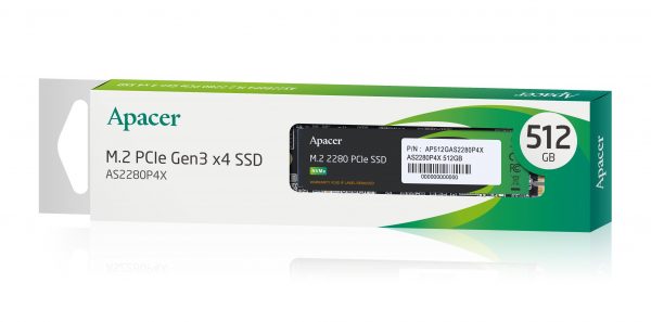 4712389919748  - Incom Group
 Dysk SSD Apacer AS2280P4X 512GB M.2 PCIe NVMe Gen3 x4 2280 (2100/1700 MB/s)