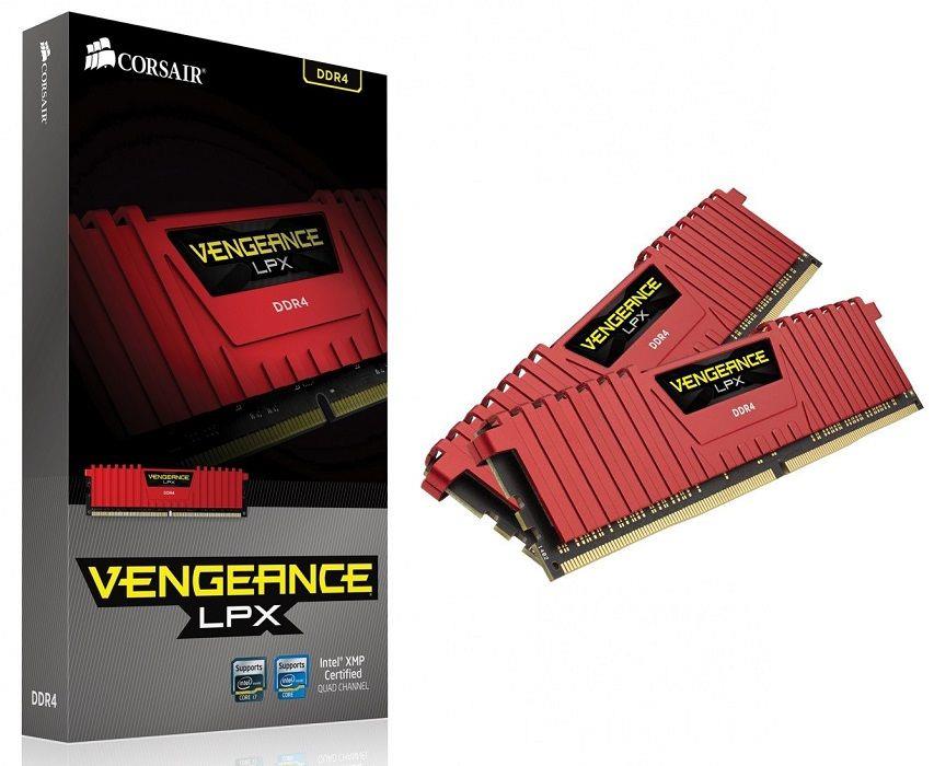 0843591070485  - Incom Group
 Pamięć DDR4 Corsair Vengeance LPX 16GB (2x8GB) 3000MHz CL15 1,35V Red