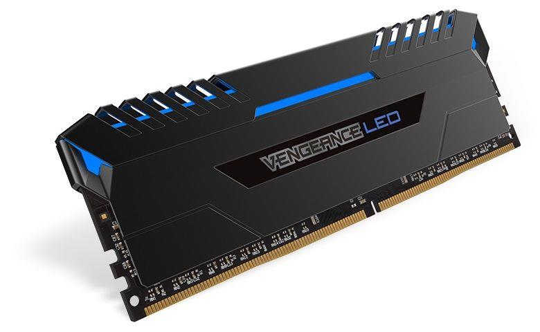  - Incom Group
 0843591095556 Pamięć DDR4 Corsair Vengeance LED 16GB (2x8GB) 3000MHz CL16 1,35V Blue