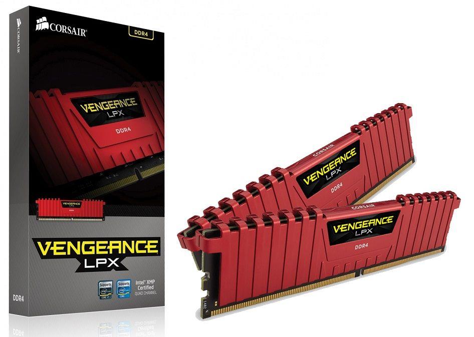 0843591070478  - Incom Group
 Pamięć DDR4 Corsair Vengeance LPX 16GB (2x8GB) 3200MHz CL16 1,35V Red