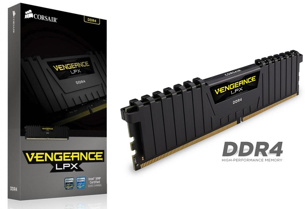 Pamięć DDR4 Corsair Vengeance LPX 8GB (1x8GB) 2666MHz XMP 2.0 CL16 1,2V Black  - Incom Group
 0843591069564