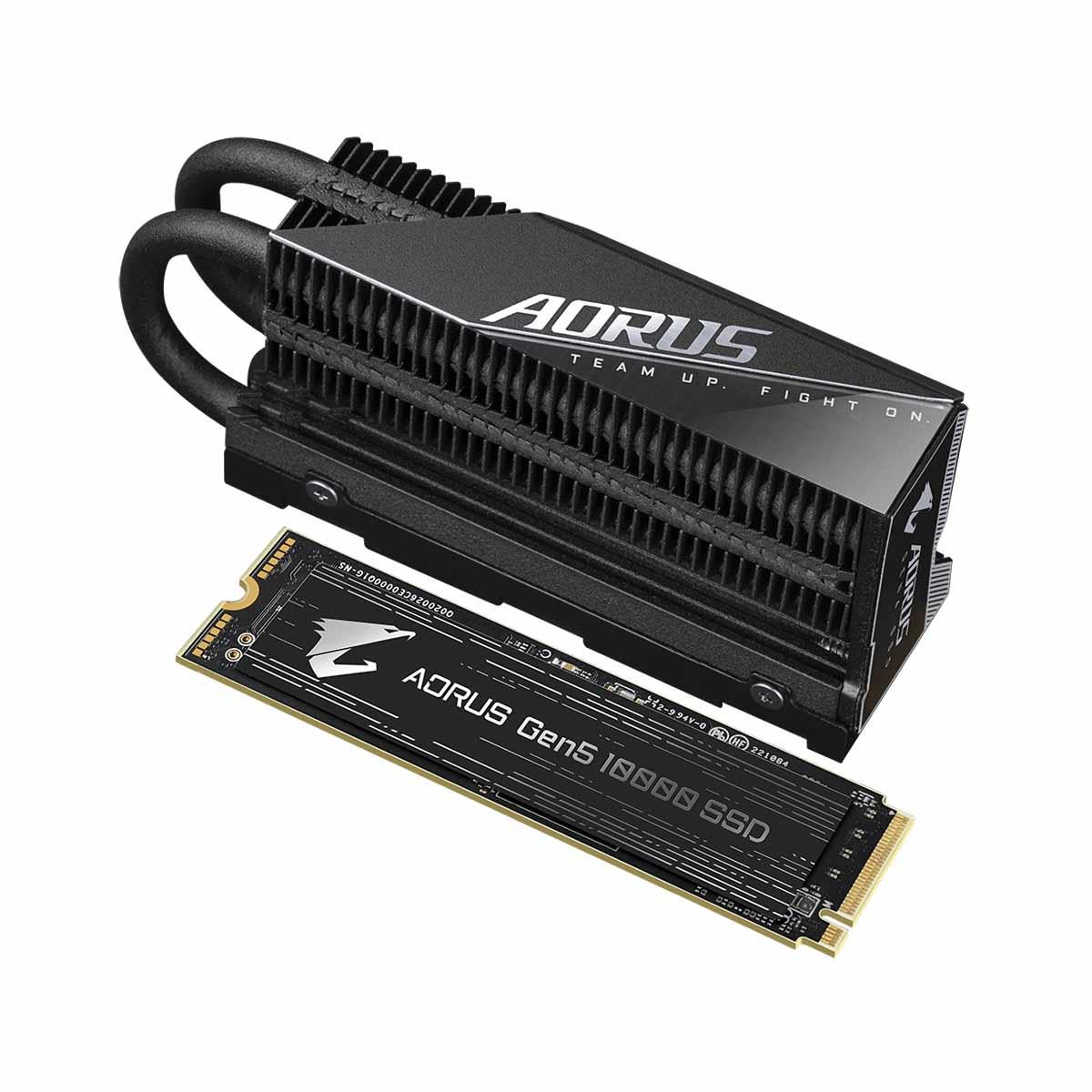 Dysk SSD Gigabyte AORUS Gen5 1000 SSD 2TB M.2 2280 PCIe 5.0 x4 (10000/9500 MB/s) 3D TLC 4719331848958  - Incom Group
