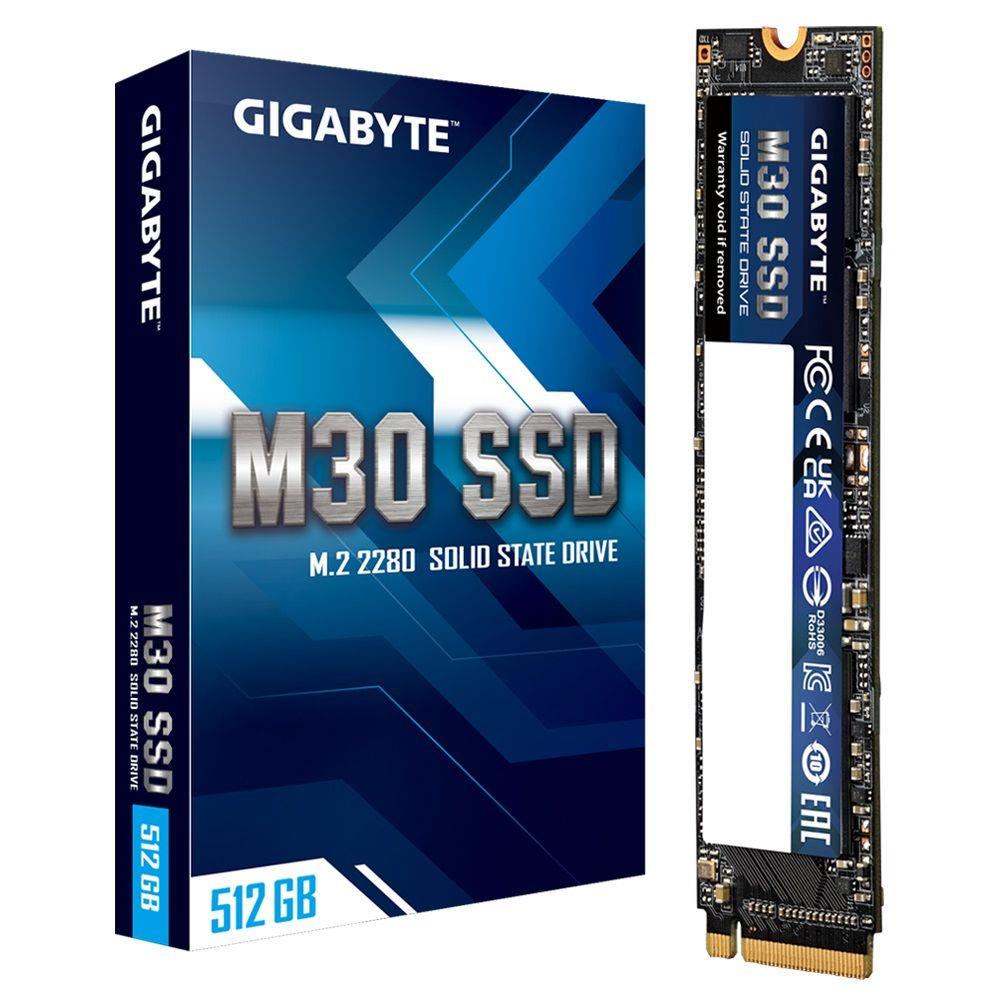  - Incom Group
 Dysk SSD Gigabyte M30 SSD 512GB M.2 2280 NVMe PCIe 3.0 x4 (3500/2600 MB/s) 3D TLC 4719331822828