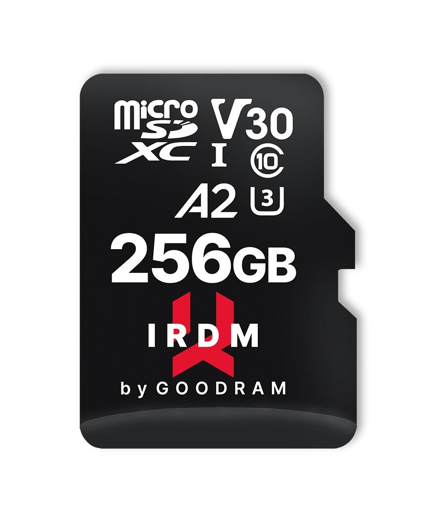 5908267961353  - Incom Group
 Karta pamięci microSDHC GOODRAM 256GB IRDM-A2 UHS + adapter