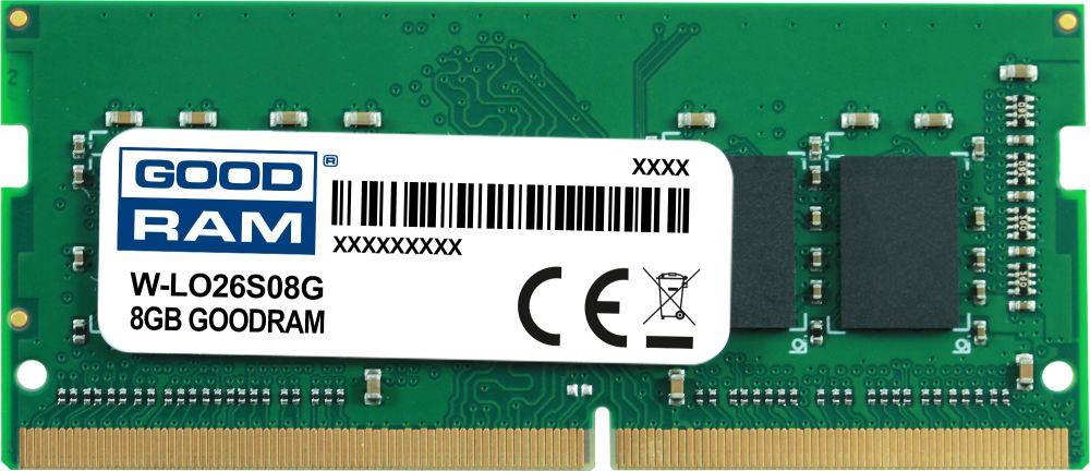  - Incom Group
 5908267942130 Pamięć SODIMM DDR4 GOODRAM 8GB 2666MHz  ded. do LENOVO (W-LO26S08G)