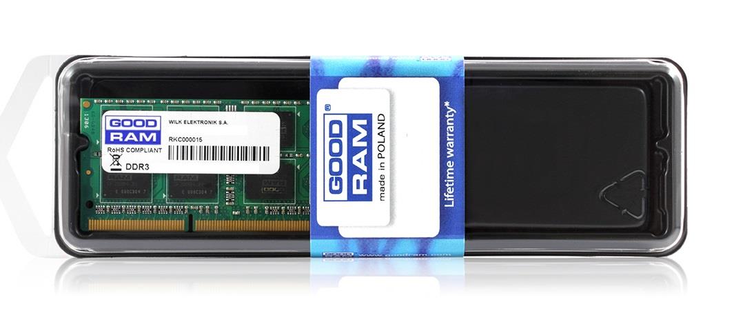 Pamięć SODIMM DDR3 GOODRAM 8GB PC3-12800 1600Mhz 1,35V Low Voltage  - Incom Group
 5908267903476