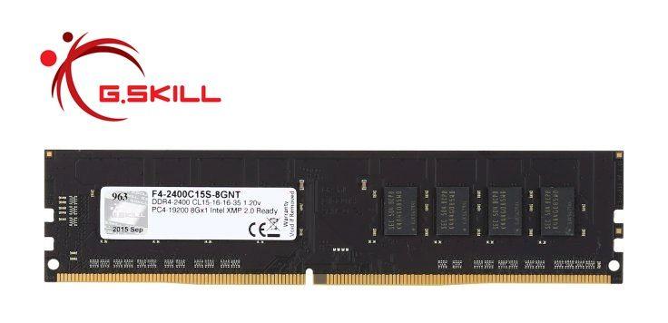 Pamięć DDR4 G.Skill Value 4 8GB 2400MHz 8GBx1 CL15 1,2V 4719692006493  - Incom Group
