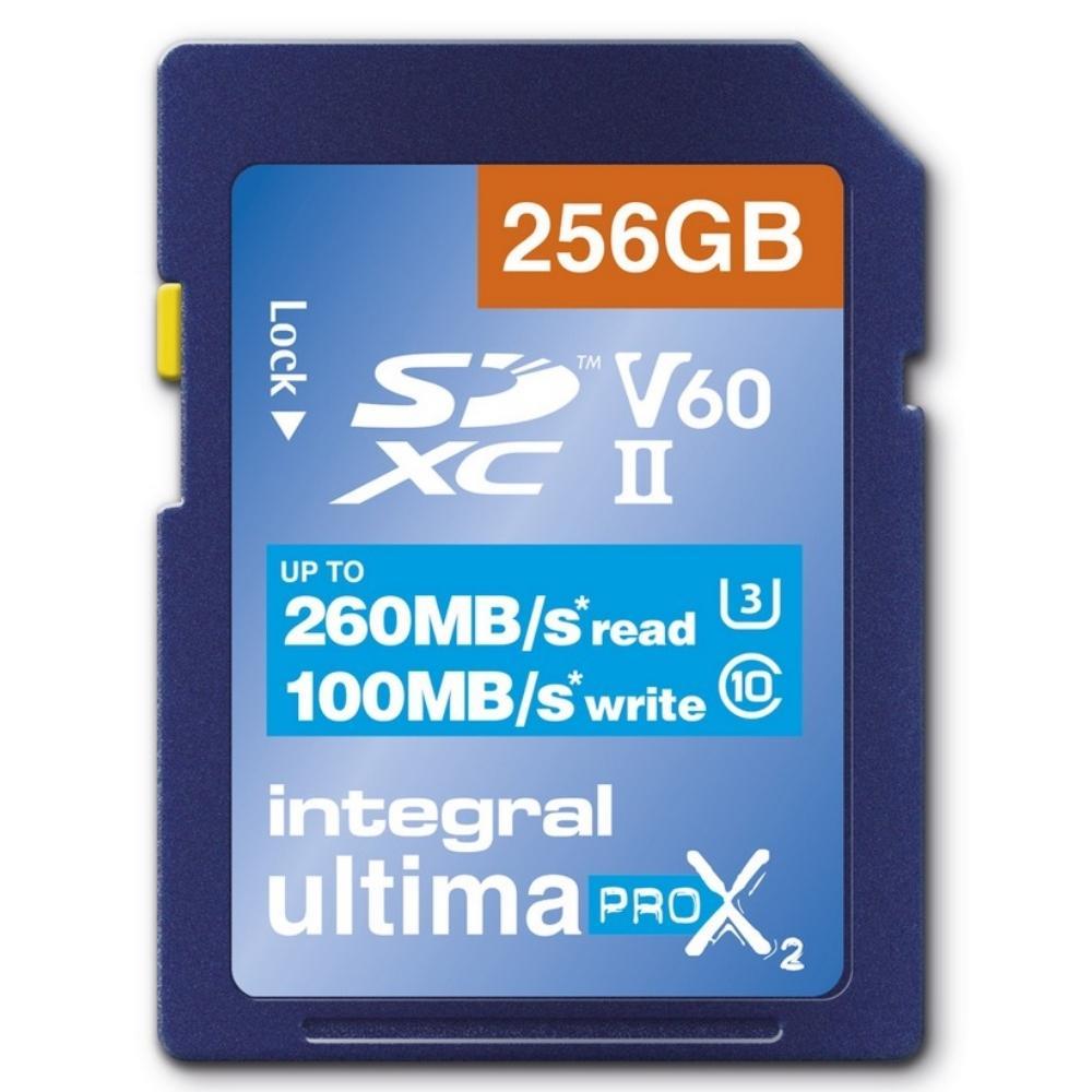  - Incom Group
 Karta pamięci SDXC INTEGRAL Ultima Pro X2 260/100MB UHS II V60 256GB 5055288443297