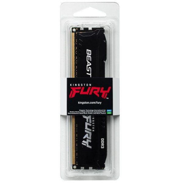 0740617318067  - Incom Group
 Pamięć DDR3 Kingston Fury Beast 4GB (1x4GB) 1866MHz CL10 1,5V czarna