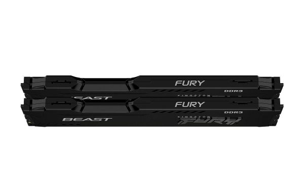 0740617318043 Pamięć DDR3 Kingston Fury Beast 8GB (2x4GB) 1866MHz CL10 1,5V czarna  - Incom Group
