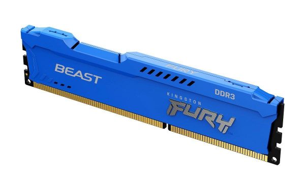  - Incom Group
 Pamięć DDR3 Kingston Fury Beast 4GB (1x4GB) 1600MHz CL10 1,5V niebieska 0740617318197