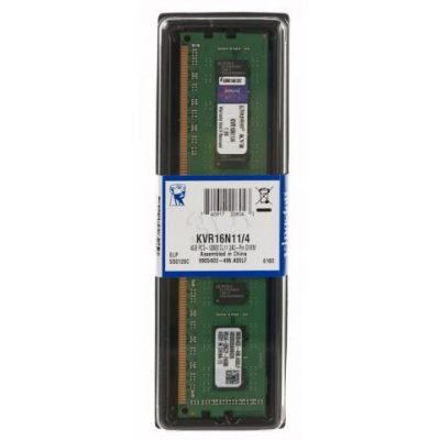 0740617216554  - Incom Group
 Pamięć DDR3 KINGSTON 4GB 1600MHz CL.11 DIMM x8 1.5V