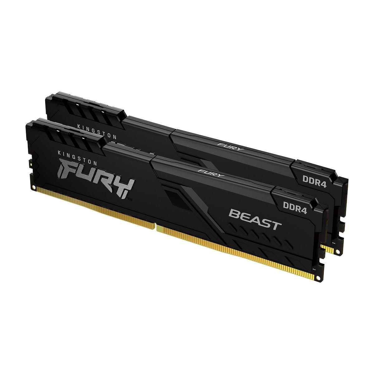  - Incom Group
 0740617319927 Pamięć DDR4 Kingston Fury Beast 8GB (2x4GB) 3200MHz CL16 1,35V czarna