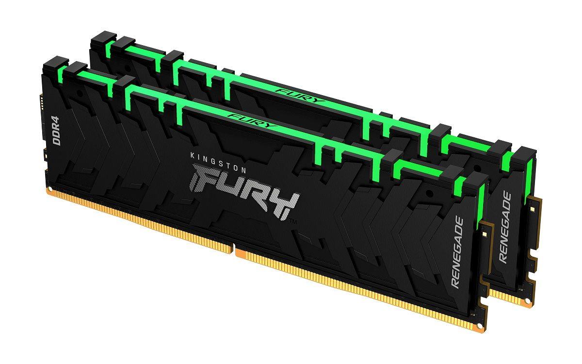 0740617321791 Pamięć DDR4 Kingston Fury Renegade RGB 16GB (2x8GB) 3200MHz CL16 1,35V czarna  - Incom Group
