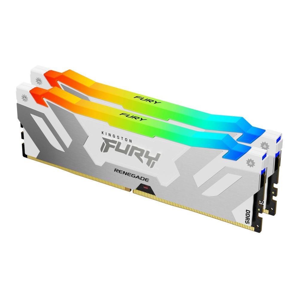  - Incom Group
 Pamięć DDR5 Kingston FURY Renegade RGB 32GB (2x16GB) 8000MHz CL38 1,45V White 0740617339307