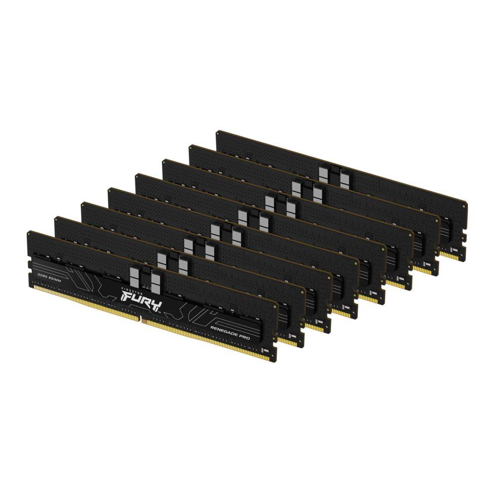 0740617335521  - Incom Group
 Pamięć DDR5 Kingston FURY Renegade Pro 128GB (8x16GB) 4800MHz CL36 1,1V Reg. ECC