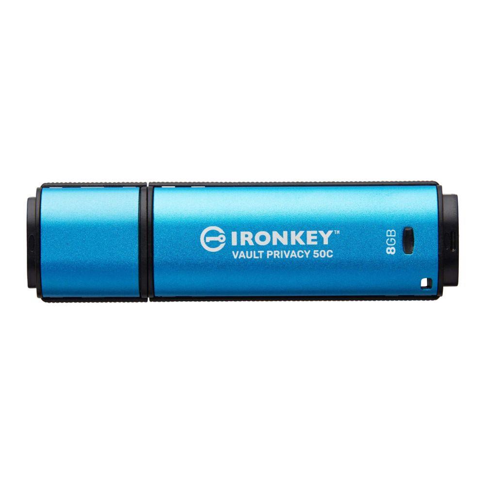 0740617330328  - Incom Group
 Pendrive Kingston IronKey Vault Privacy 50C 8GB USB 3.2 Gen 1 Type-C