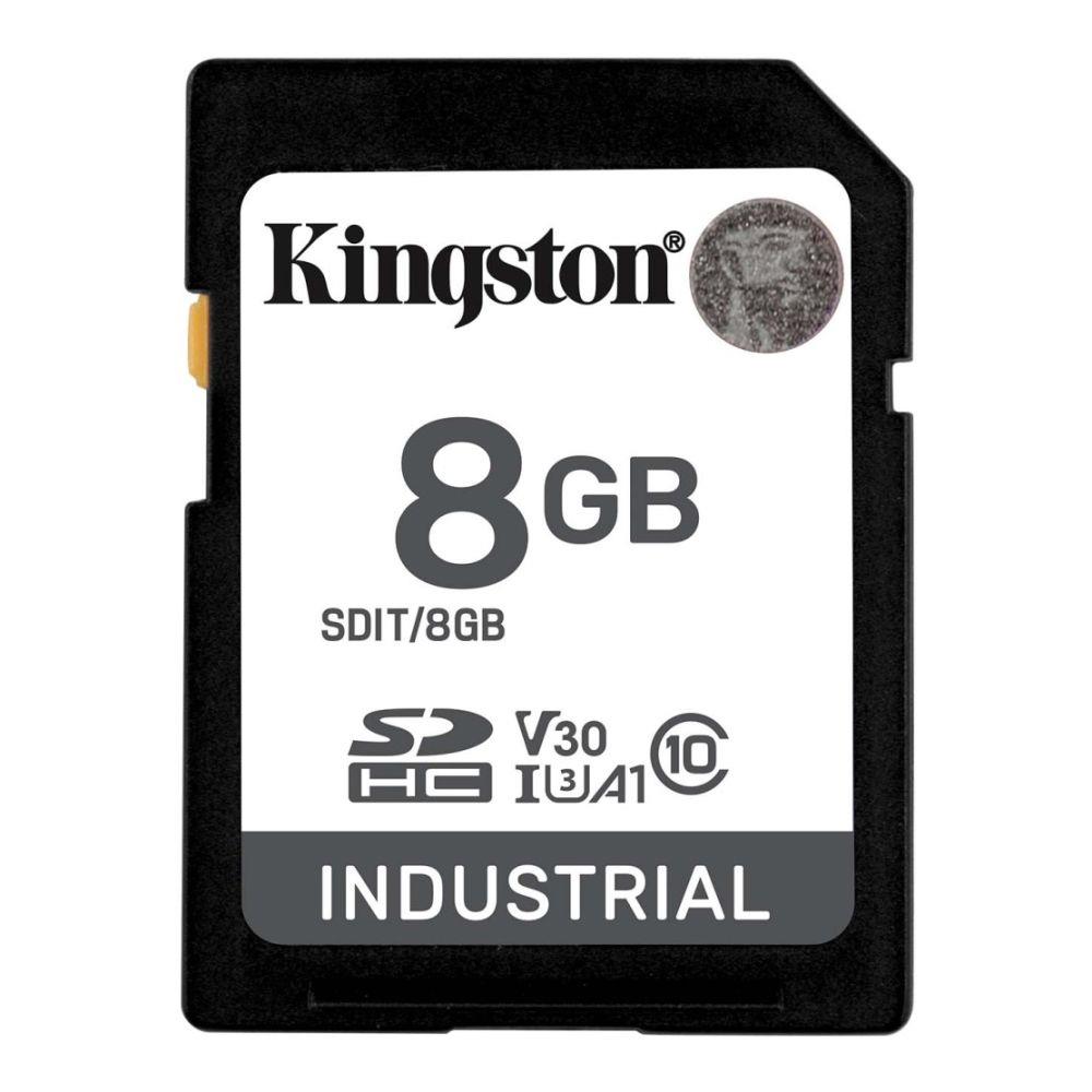  - Incom Group
 Karta pamięci SDHC Kingston Industrial 8GB Class 10 UHS-I U3 V30 A1 0740617335484