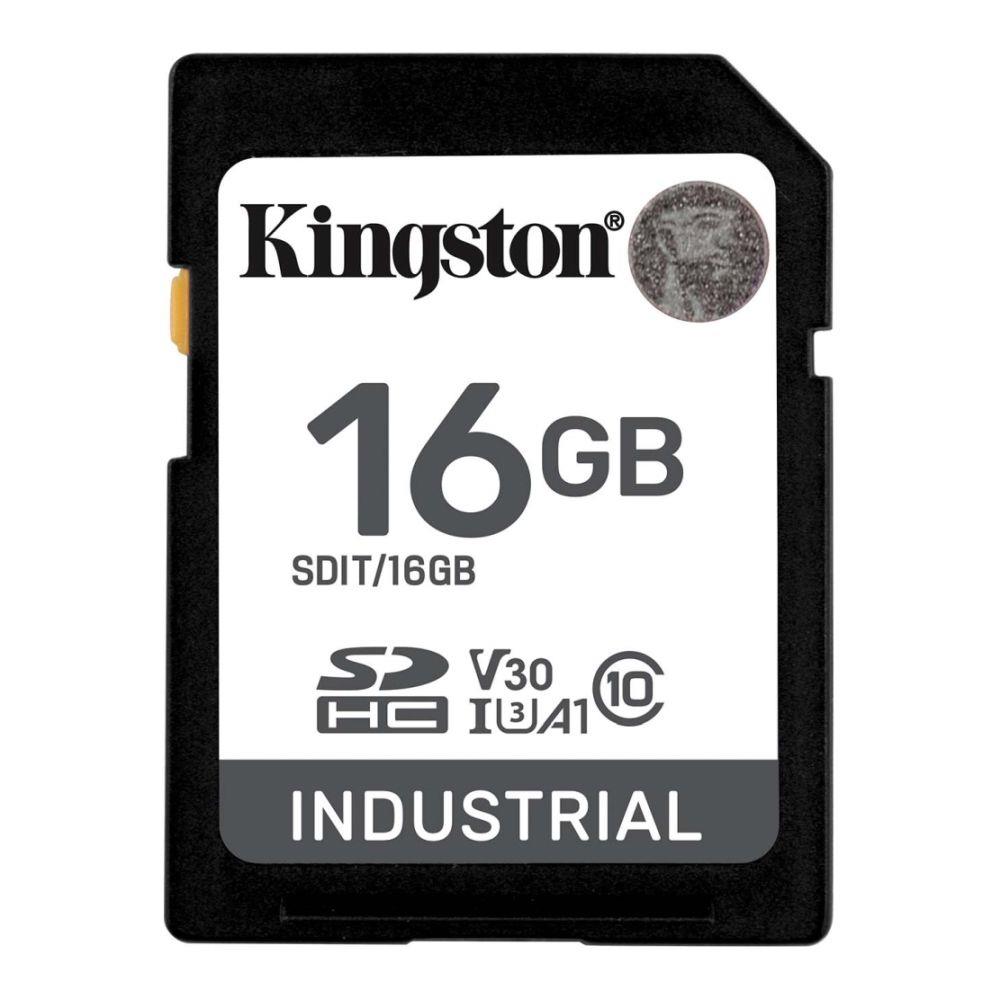 Karta pamięci SDHC Kingston Industrial 16GB Class 10 UHS-I U3 V30 A1 0740617335477  - Incom Group
