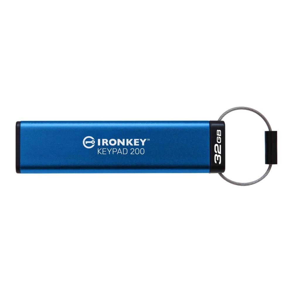  - Incom Group
 Pendrive Kingston IronKey Keypad 200 32GB USB 3.2 Gen 1 0740617330083