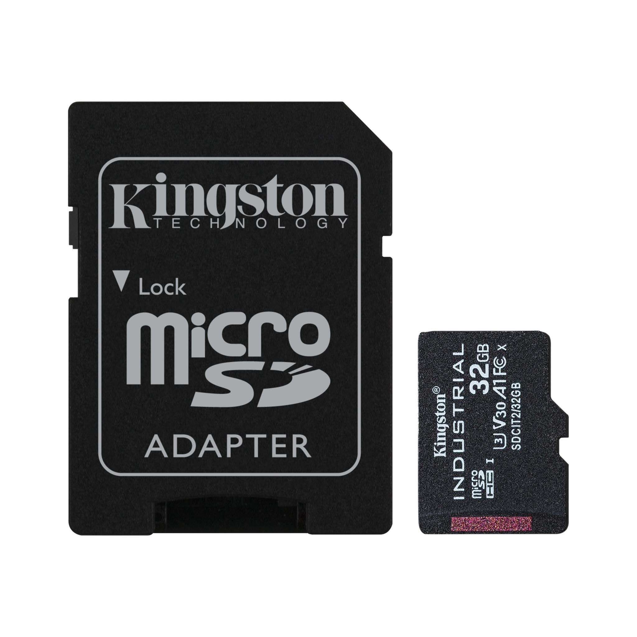  - Incom Group
 Karta pamięci Kingston Industrial microSD 32GB Class 10 UHS-I U3 + adapter 0740617321074