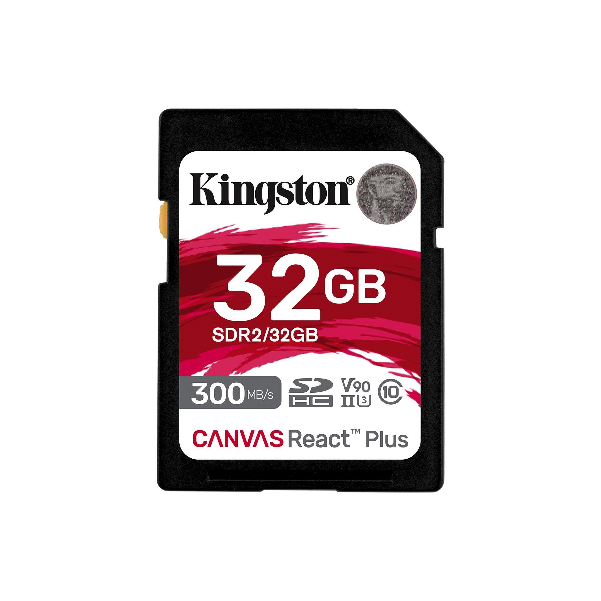 0740617301946  - Incom Group
 Karta pamięci Kingston SDHC Canvas React Plus 32GB UHS-II U3 V90