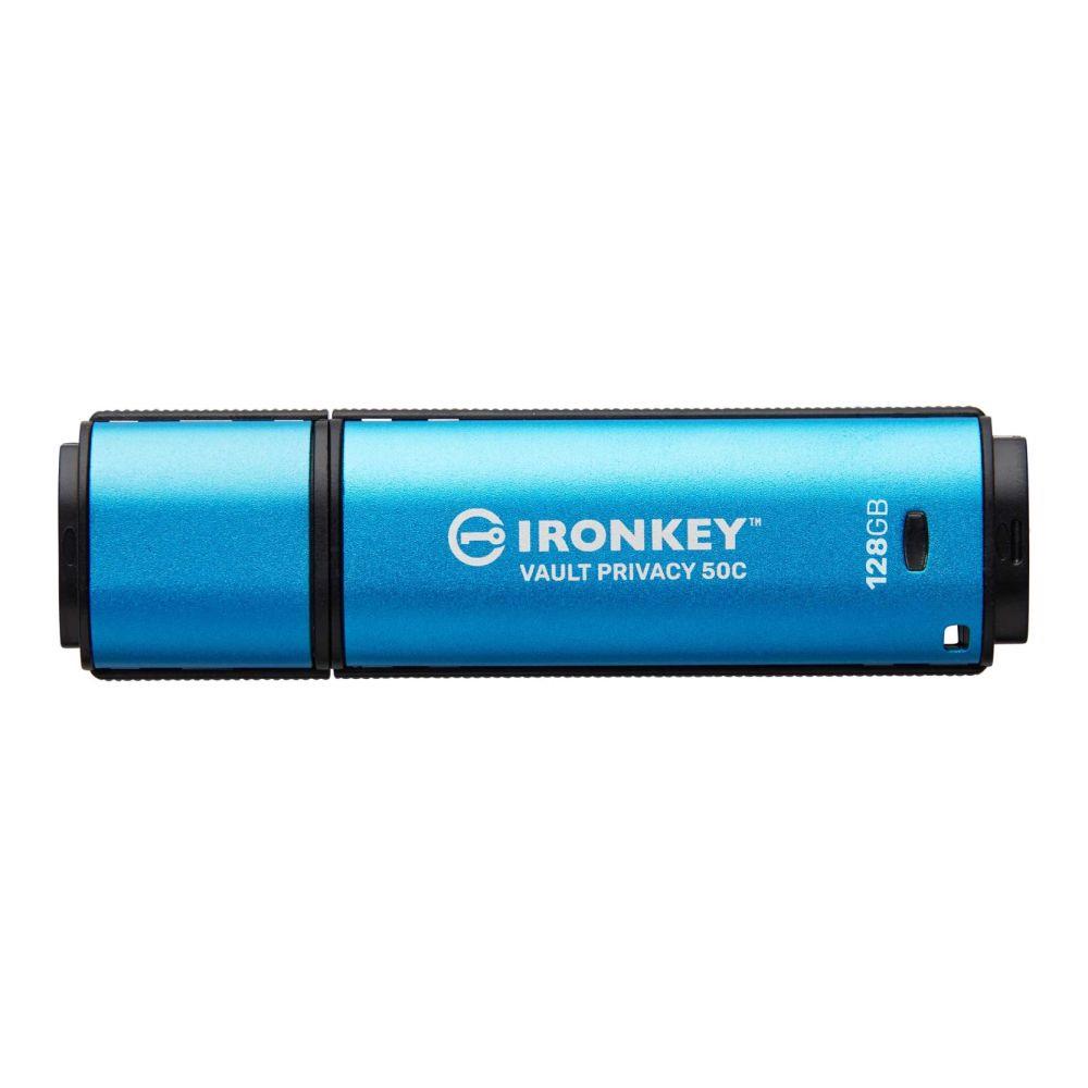 0740617330205  - Incom Group
 Pendrive Kingston IronKey Vault Privacy 50C 128GB USB 3.2 Gen 1 Type-C