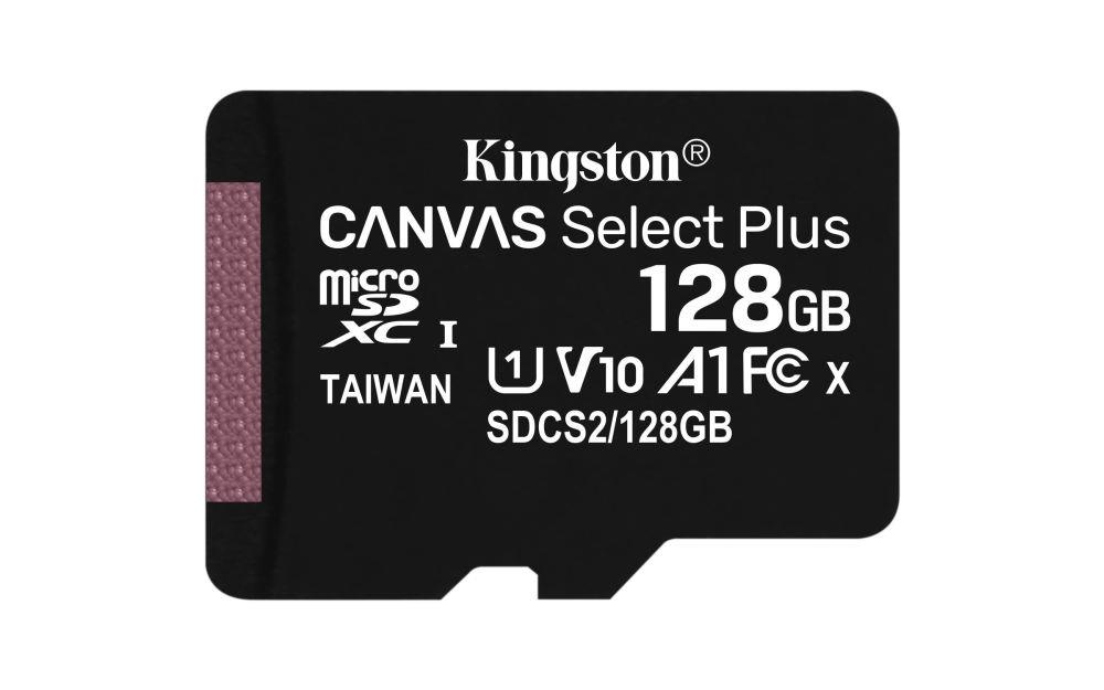  - Incom Group
 Karta pamięci Kingston microSD Canvas Select Plus 128GB UHS-I Class 10 + adapter 0740617298703