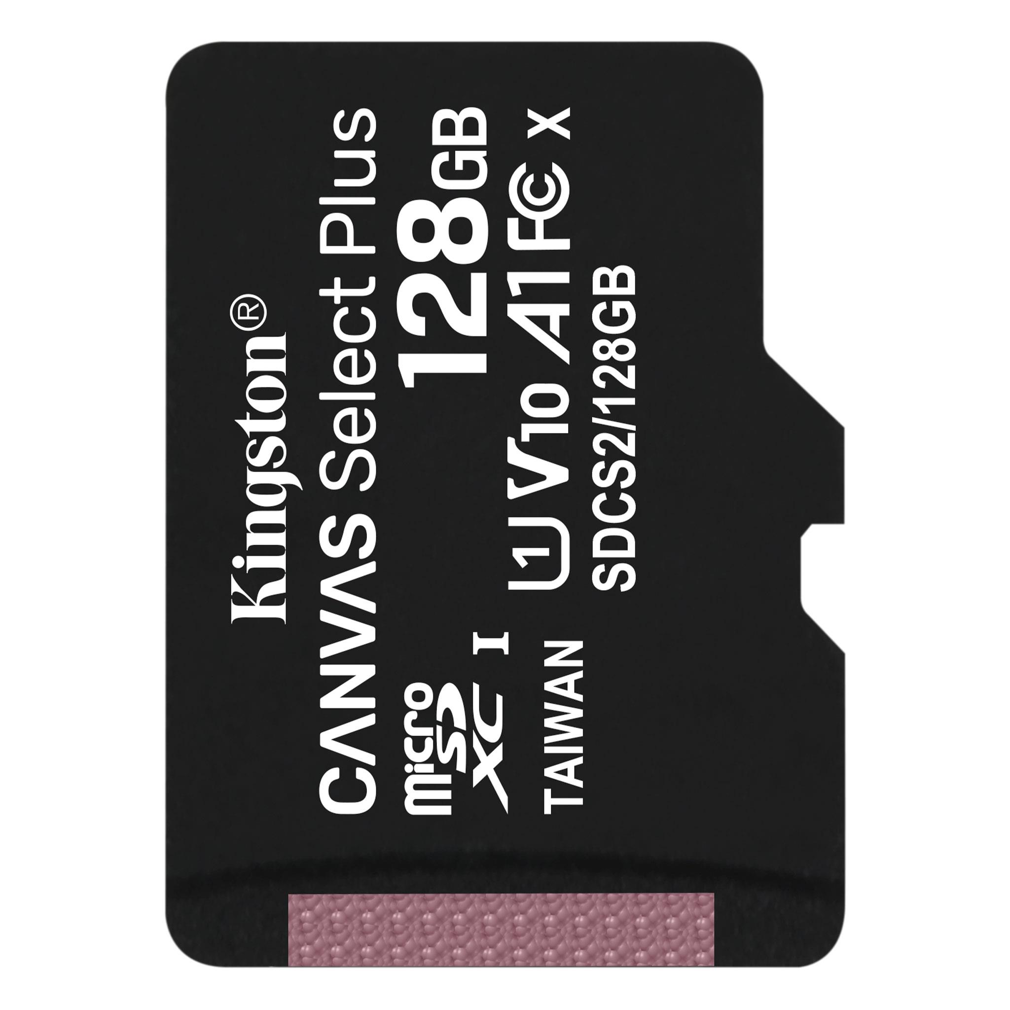 0740617299076  - Incom Group
 Karta pamięci Kingston microSD Canvas Select Plus 128GB Class 10 UHS-I U1 V10