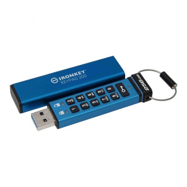  - Incom Group
 Pendrive Kingston IronKey Keypad 200 256GB USB 3.2 Gen 1 0740617338904