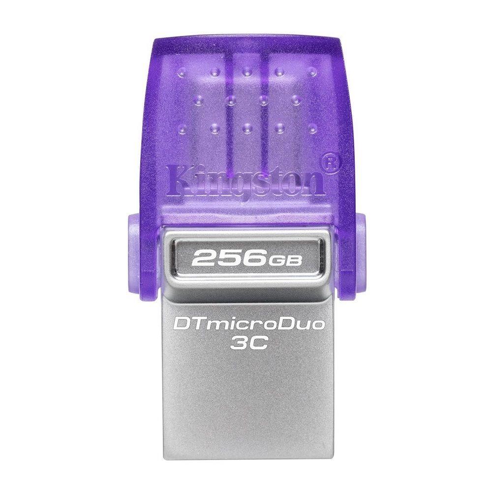 0740617328110  - Incom Group
 Pendrive Kingston DataTraveler microDuo 3C 256GB 200MB/S DUAL USB-A + USB-C 3.2 Gen 1