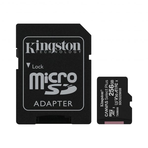  - Incom Group
 0740617298710 Karta pamięci Kingston microSD Canvas Select Plus 256GB Class 10 + adapter