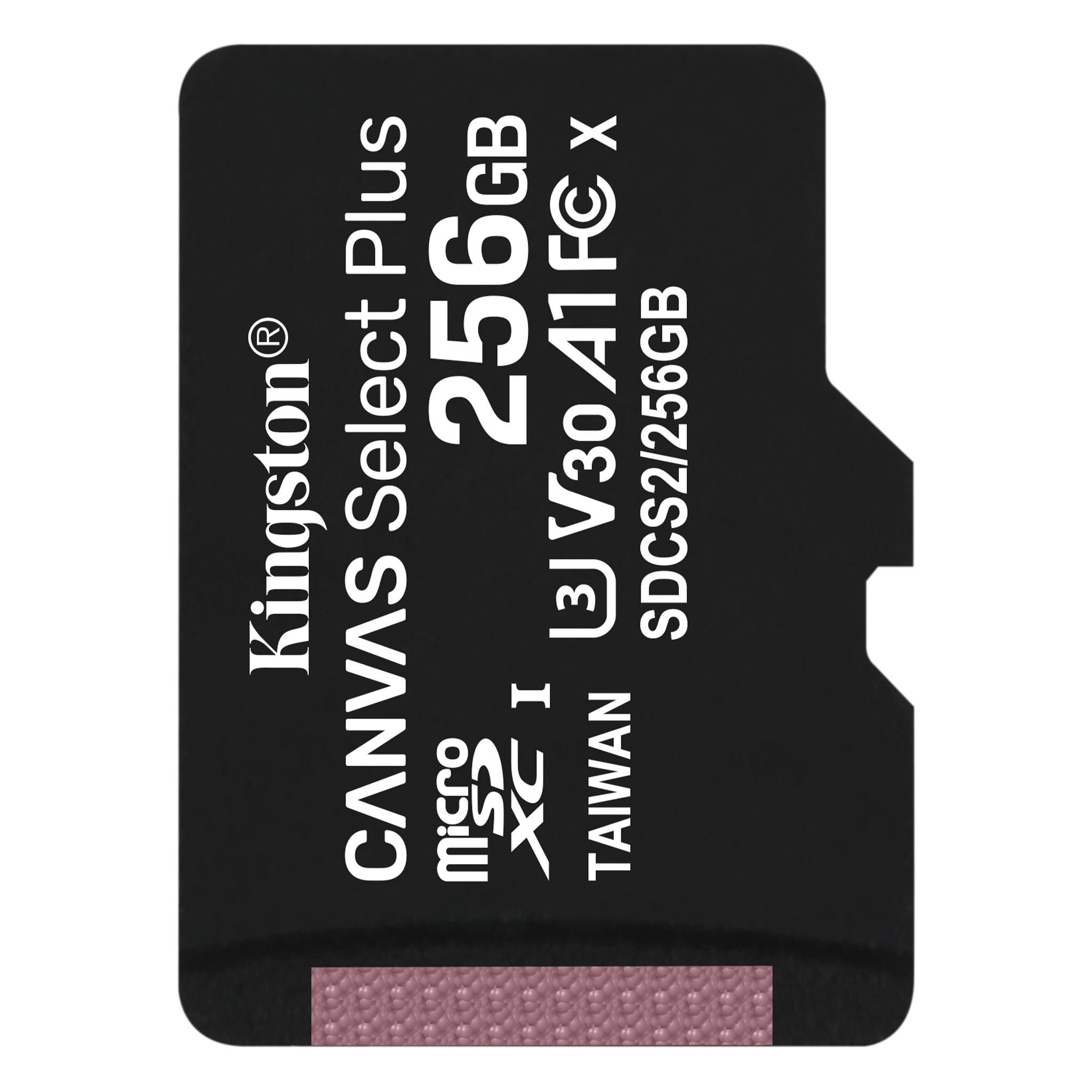  - Incom Group
 Karta pamięci Kingston microSD Canvas Select Plus 256GB Class 10 UHS-I U3 V30 0740617299168