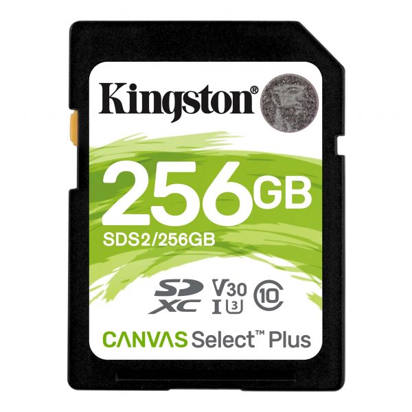 Karta pamięci Kingston SD Canvas Select Plus 256GB 0740617298123  - Incom Group
