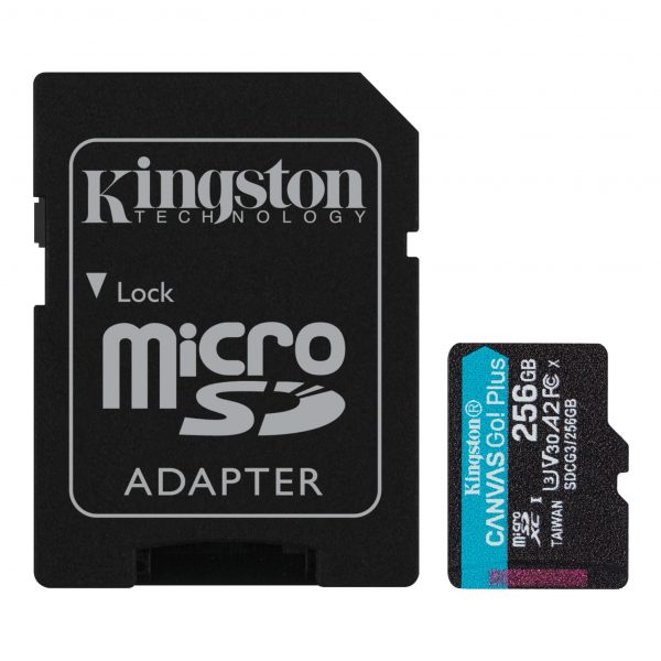  - Incom Group
 0740617301250 Karta pamięci Kingston microSD Canvas Go! Plus 256GB Class 10 UHS-I + adapter