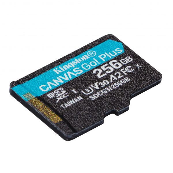 Karta pamięci Kingston microSD Canvas Go! Plus 256GB Class 10 UHS-I  - Incom Group
 0740617301311