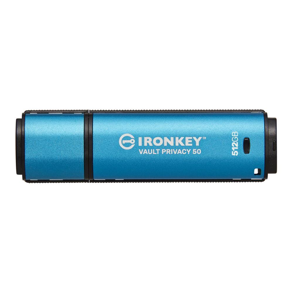 0740617338836 Pendrive Kingston IronKey Vault Privacy 50 512GB USB 3.2 Gen 1  - Incom Group
