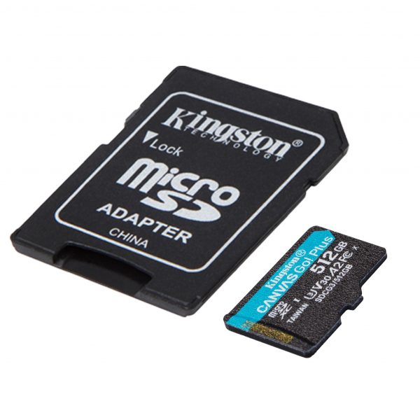  - Incom Group
 Karta pamięci Kingston microSD Canvas Go! Plus 512GB UHS-I U3 V30 + adapter 0740617301328