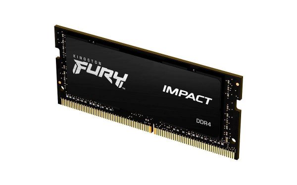 Pamięć SODIMM DDR4 Kingston Fury Impact 8GB (1x8GB) 3200MHz CL20 1,2V 0740617318449  - Incom Group
