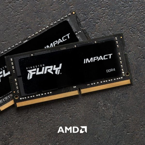 0740617318425 Pamięć SODIMM DDR4 Kingston Fury Impact 16GB (2x8GB) 3200MHz CL20 1,2V  - Incom Group
