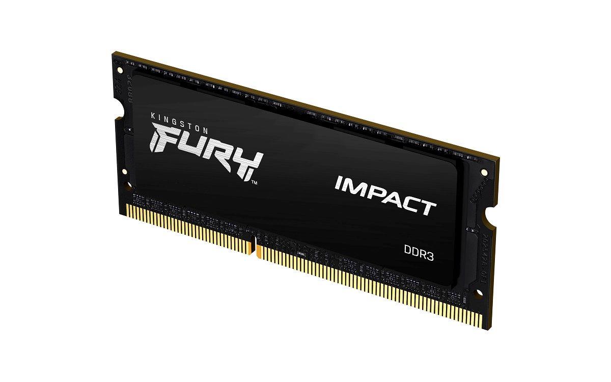 Pamięć SODIMM DDR3 Kingston Fury Impact 4GB (1x4GB) 1866MHz CL11 1,35V czarna  - Incom Group
 0740617317916