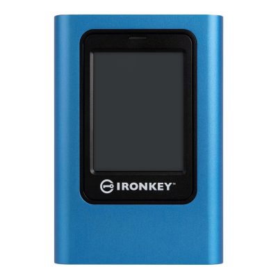 Dysk zewnętrzny SSD Kingston IronKey Vault Privacy 80 1,92TB USB 3.0 Type-C (250/250 MB/s) niebiesko-czarny  - Incom Group
 0740617328424