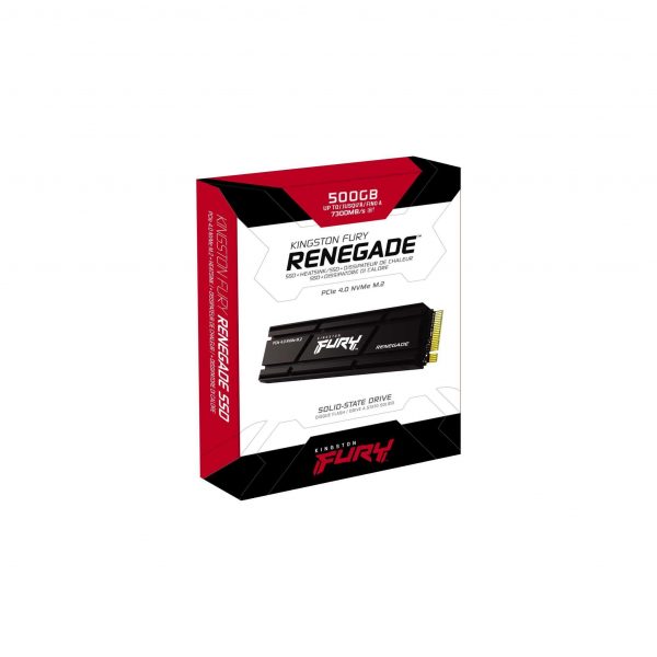 Dysk SSD Kingston FURY Renegade 500GB M.2 NVMe PCIe Gen 4.0 x4 (7300/3900 MB/s) 2280  - Incom Group
 0740617331042