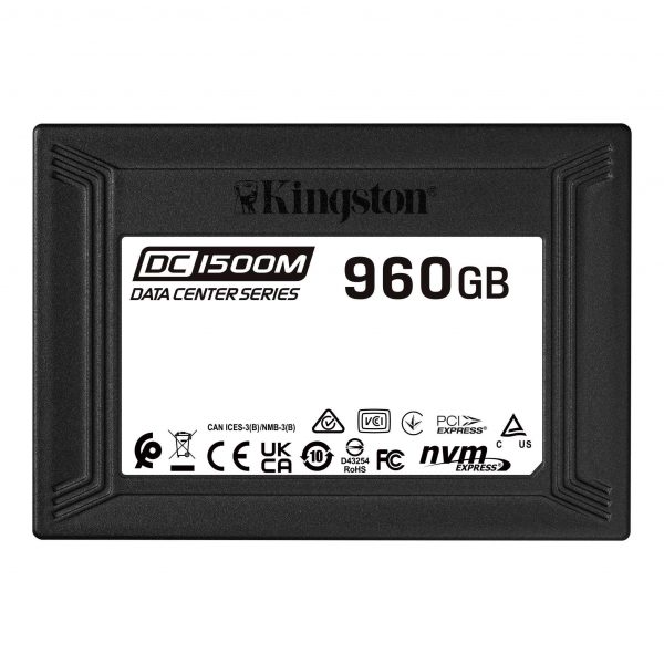   - Incom Group
 Dysk SSD Kingston DC1500M 960GB U.2 2,5" NVMe PCIe Gen3 x4 (3100/1700MB/s)